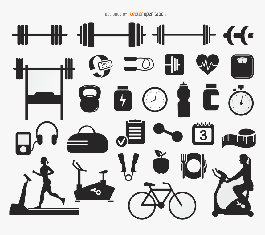 Centre Bodybuilding Icon Creative, HD Png Download, Free Download