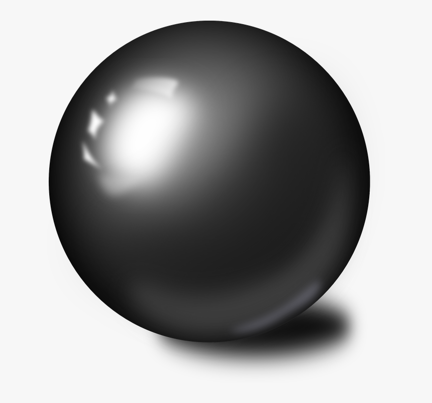 Ball, Billiards, Black, Metal, Metallic, Pool, Shiny, HD Png Download, Free Download