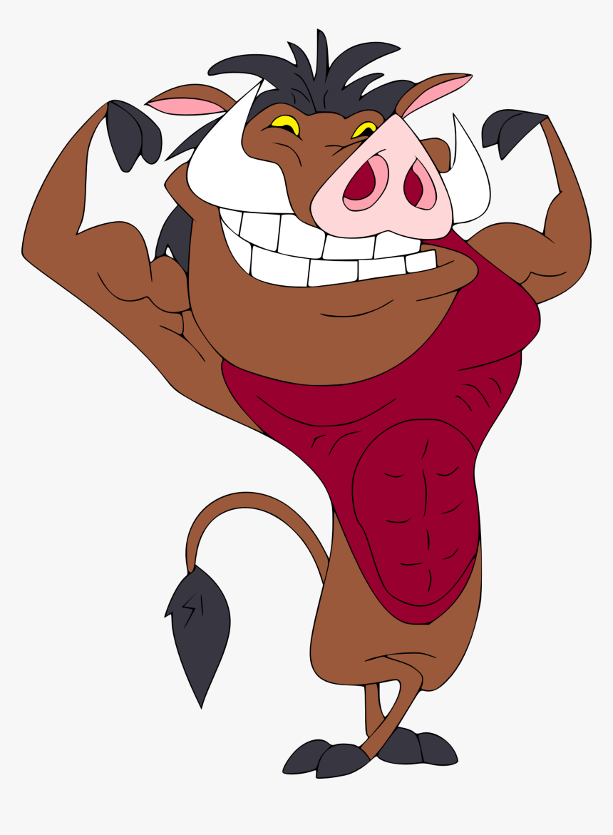 Image Pumbaa The Bodybuilder, HD Png Download, Free Download