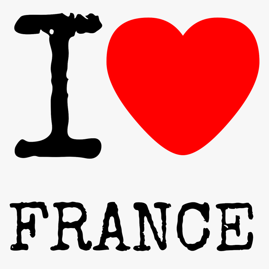 I Love France Png Image, Transparent Png, Free Download