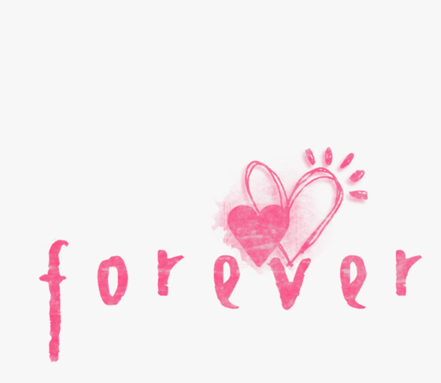 #freetoedit #ftestickers #pink #love #forever #word, HD Png Download, Free Download