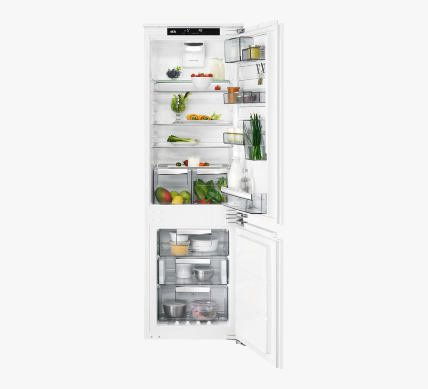 Aeg Frost Free Integrated Fridge Freezer, HD Png Download, Free Download