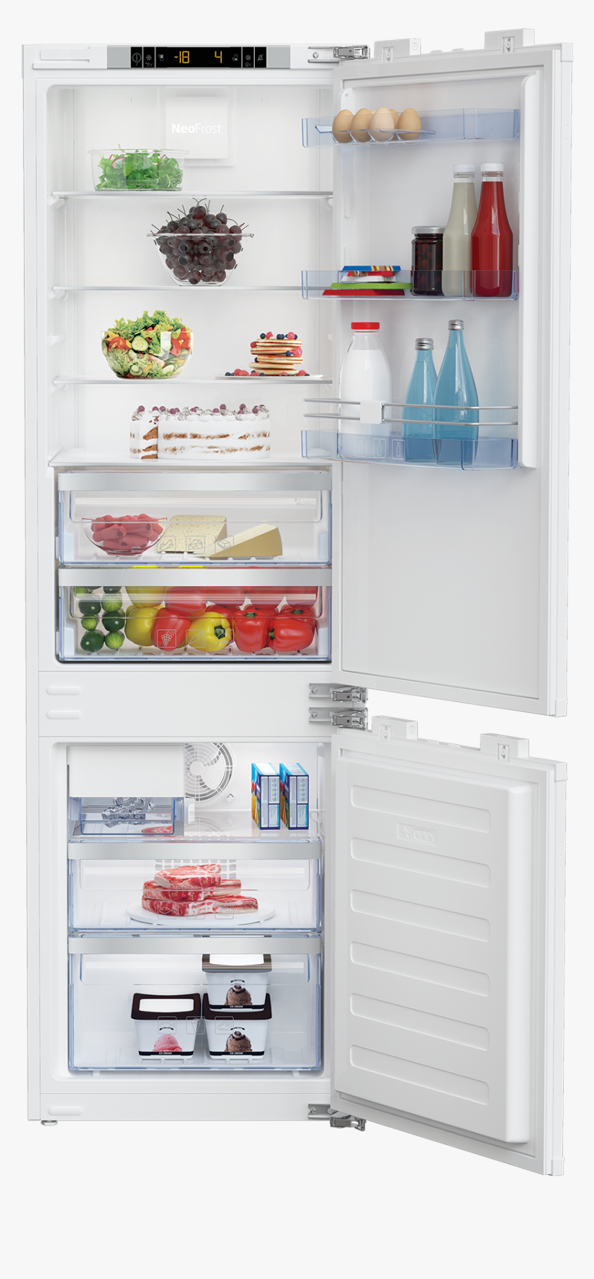 Fridge Freezer Png, Transparent Png, Free Download