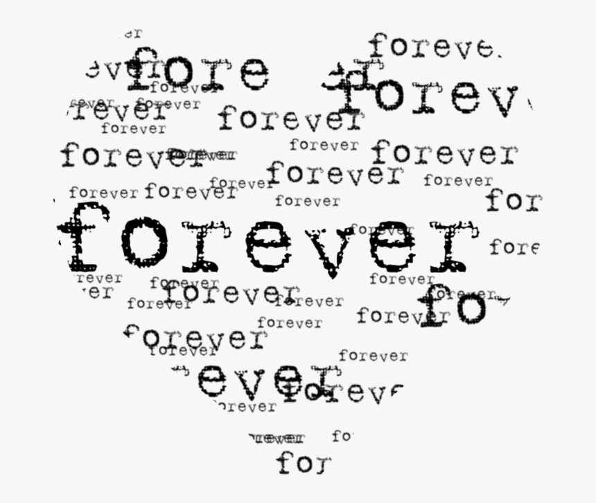 #freetoedit #overlay #love #forever #heart #wordart, HD Png Download, Free Download