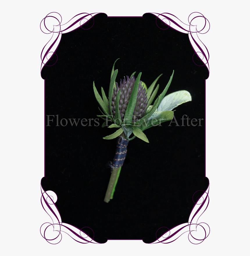 Thistle Gents Button Flowers For Ever After Artificial, HD Png Download, Free Download