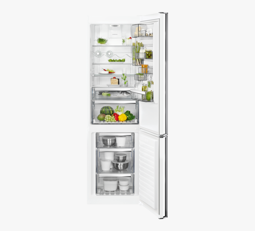 Aeg Frost Free Freestanding Fridge Freezer 200 Cm A, HD Png Download, Free Download