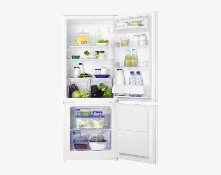 Picture Of Zabussi Zbb24431sa Fridge Freezer Slider, HD Png Download, Free Download