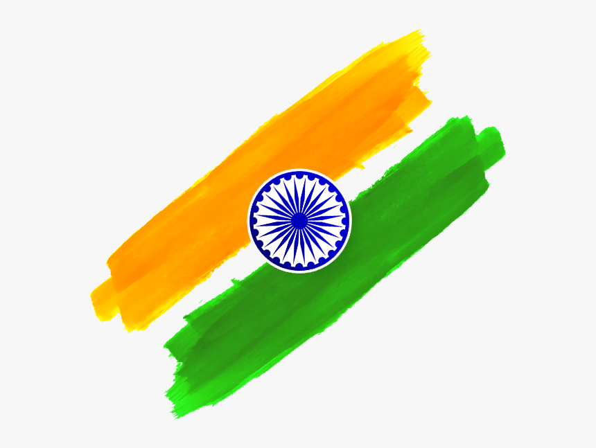 Indian Flag Painting Png, Transparent Png, Free Download