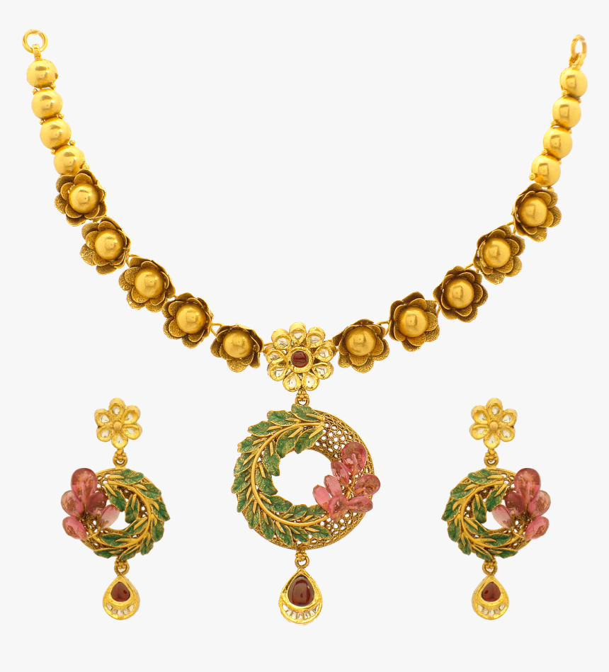 Gold Ornaments Chain Png, Transparent Png, Free Download