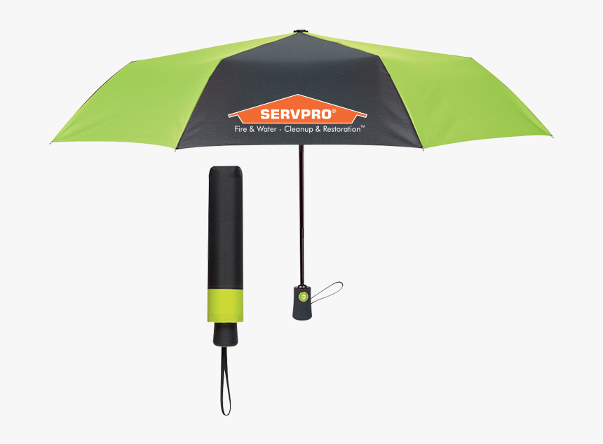 Servpro® Arc Folding Umbrella, HD Png Download, Free Download