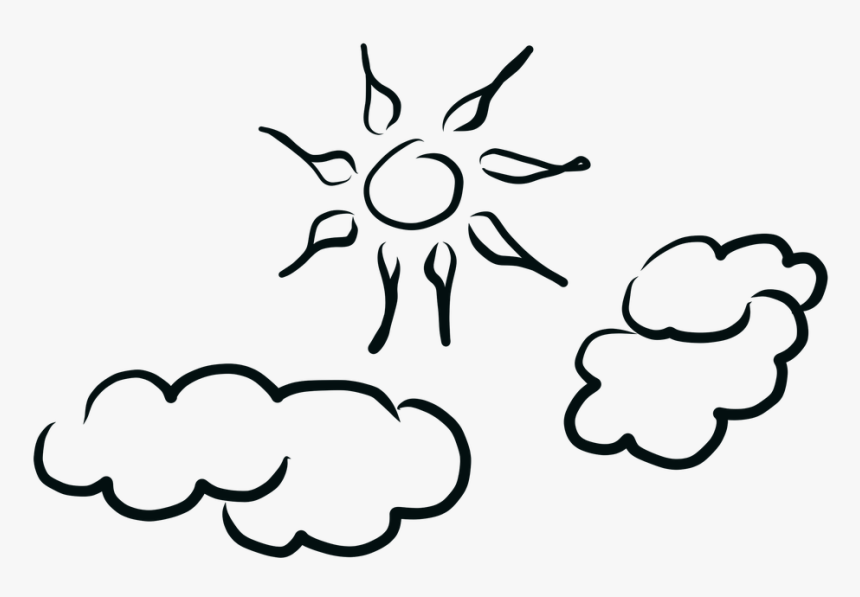 Sun, Clouds, Sunny Day, Cloudy Day, Sunrise, Nature, HD Png Download, Free Download