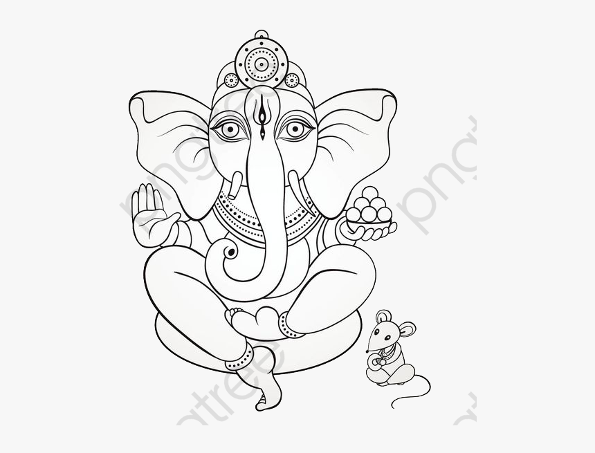 Cartoon Ganesha, HD Png Download, Free Download