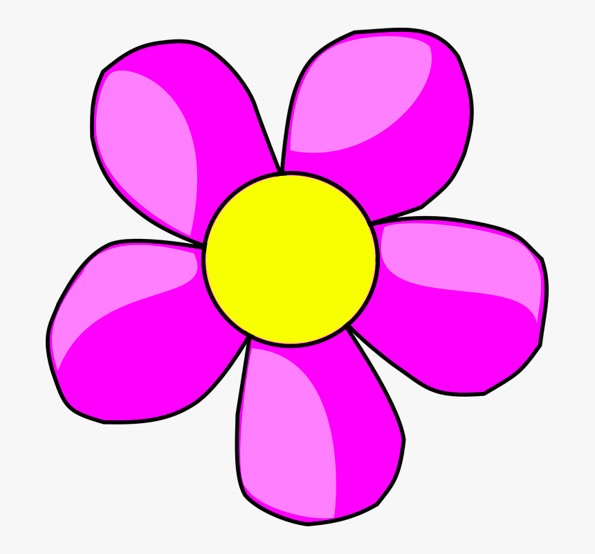 Easter Flower Clipart Single, HD Png Download - kindpng