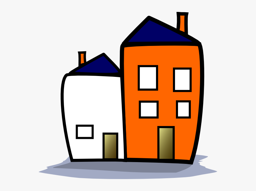Cartoon Apartment Building, HD Png Download, Free Download