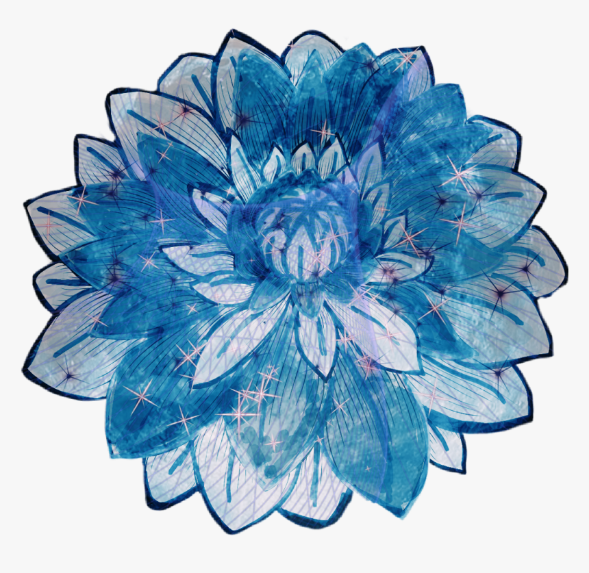 #freetoedit #dahlia #flower #blueflower #blue, HD Png Download, Free Download