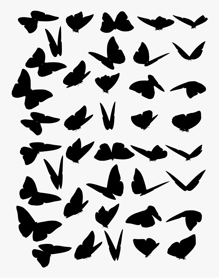 Butterflies Swarm Png, Transparent Png, Free Download