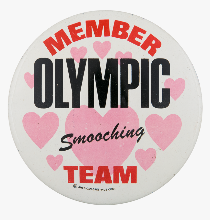 Member Olympic Smooching Team Club Button Museum, HD Png Download, Free Download