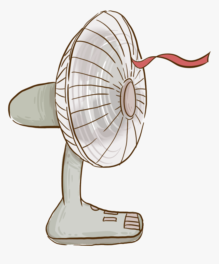 Cartoon Hand Drawn Creative Fan Png And Psd, Transparent Png, Free Download