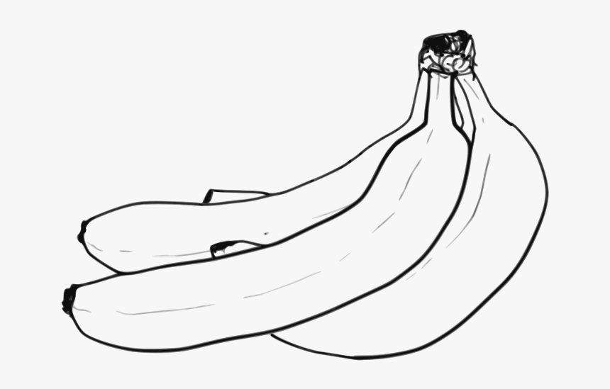 Banana Bunch Line Art, HD Png Download, Free Download