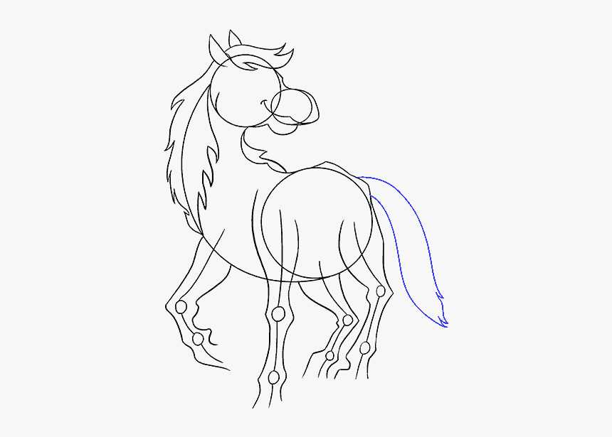 Cartoon Horse Drawings, HD Png Download, Free Download