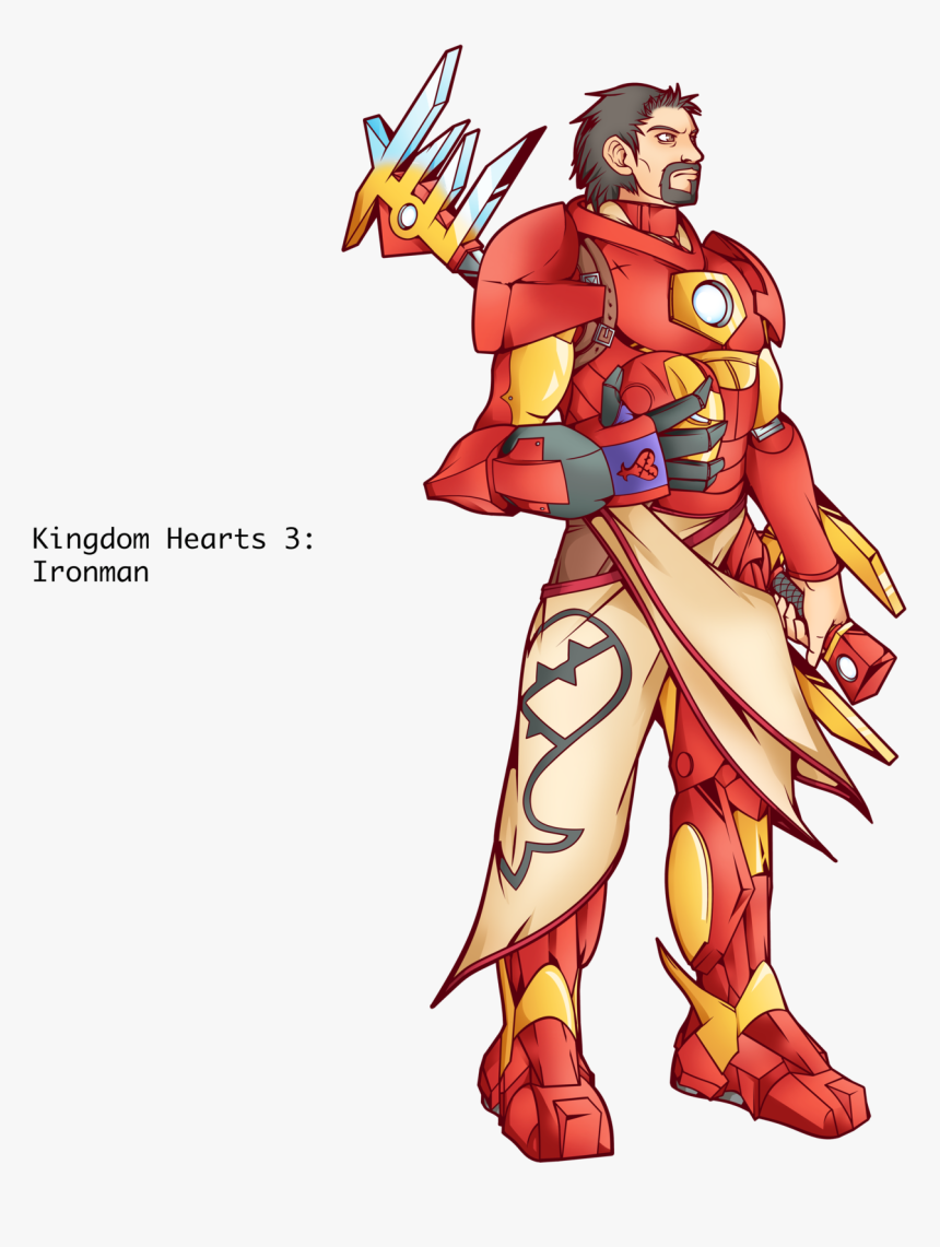 Ironman, Kingdom Hearts By Alessandelpho, HD Png Download, Free Download
