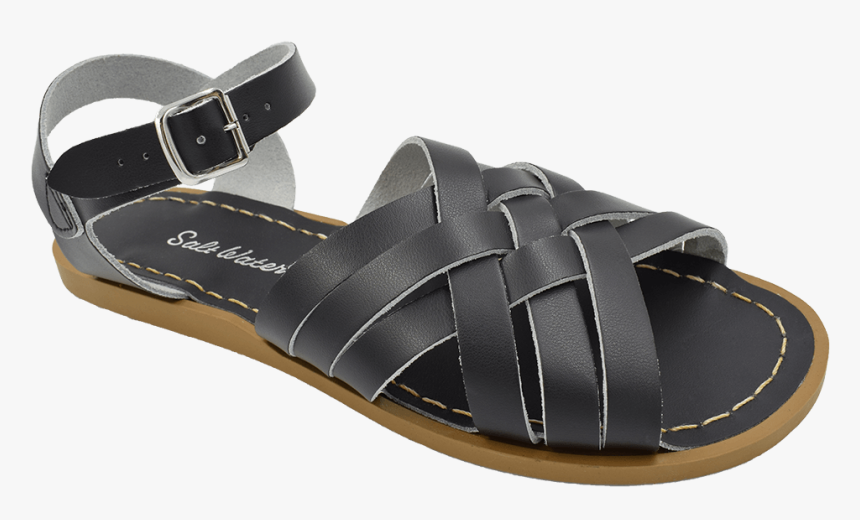 Women Sized Retro Sandal In Black Color, HD Png Download, Free Download