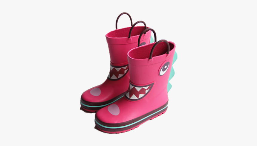 Kids 3d Soft Shark Waterproof Gum Shiny Rain Boot For, HD Png Download, Free Download