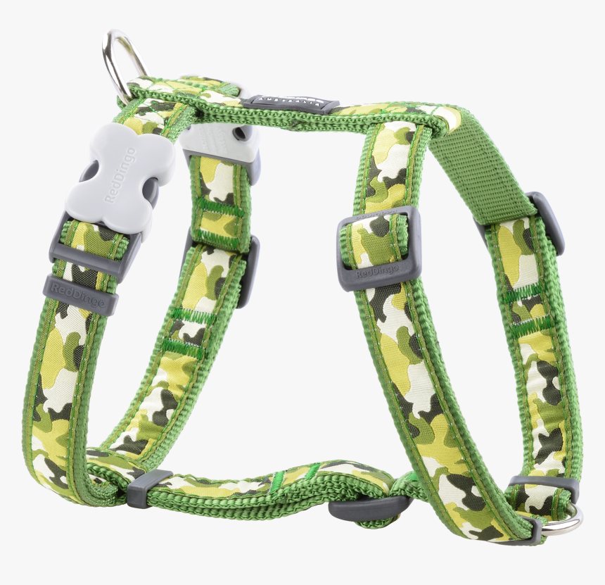 Green Dog Harness Camouflage, HD Png Download, Free Download