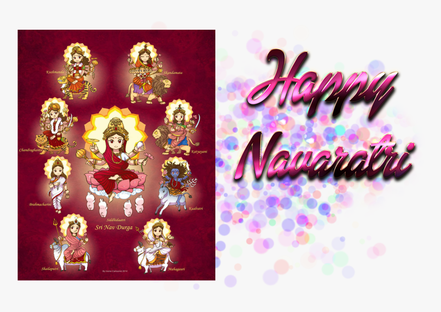 Nav Durga , Png Download, Transparent Png, Free Download