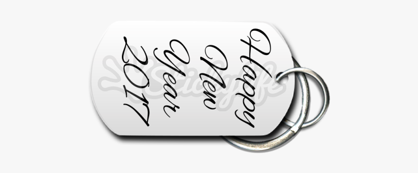 Happy New Year Key Chain Back, HD Png Download, Free Download
