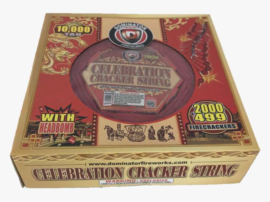 Dm T734 2000 Firecracker Dominators String Of 2,000, HD Png Download, Free Download