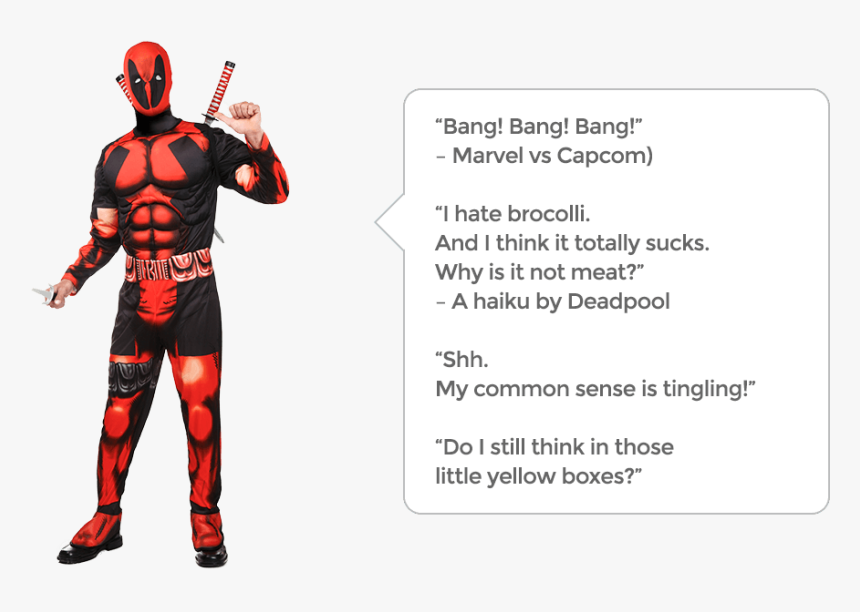 Funny Deadpool Quotes Movie , Png Download, Transparent Png, Free Download