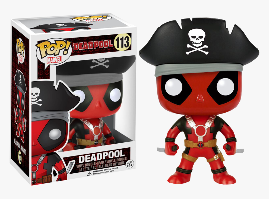 Deadpool Movie Pirate Deadpool Exclusive Pop Vinyl, HD Png Download, Free Download