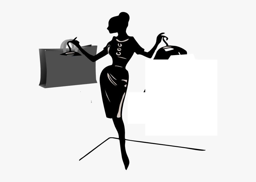 Lady Edit Shopper Clip Art, HD Png Download, Free Download