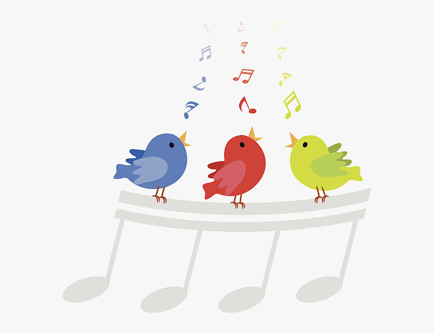 Bird Singing Clipart Transparent Png, Png Download - kindpng.