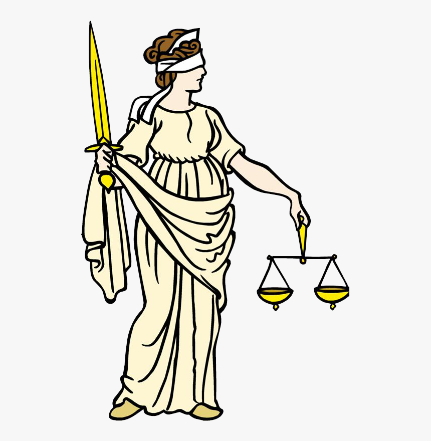 Art Clipart, Tes, Lady Justice, Sketching, Clip Art,, HD Png Download, Free Download