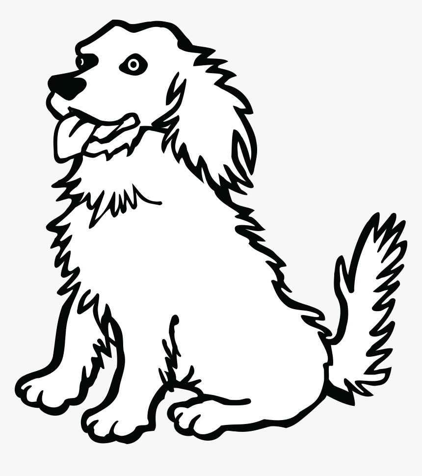 Hd Dog Line Drawing At Getdrawings, HD Png Download, Free Download