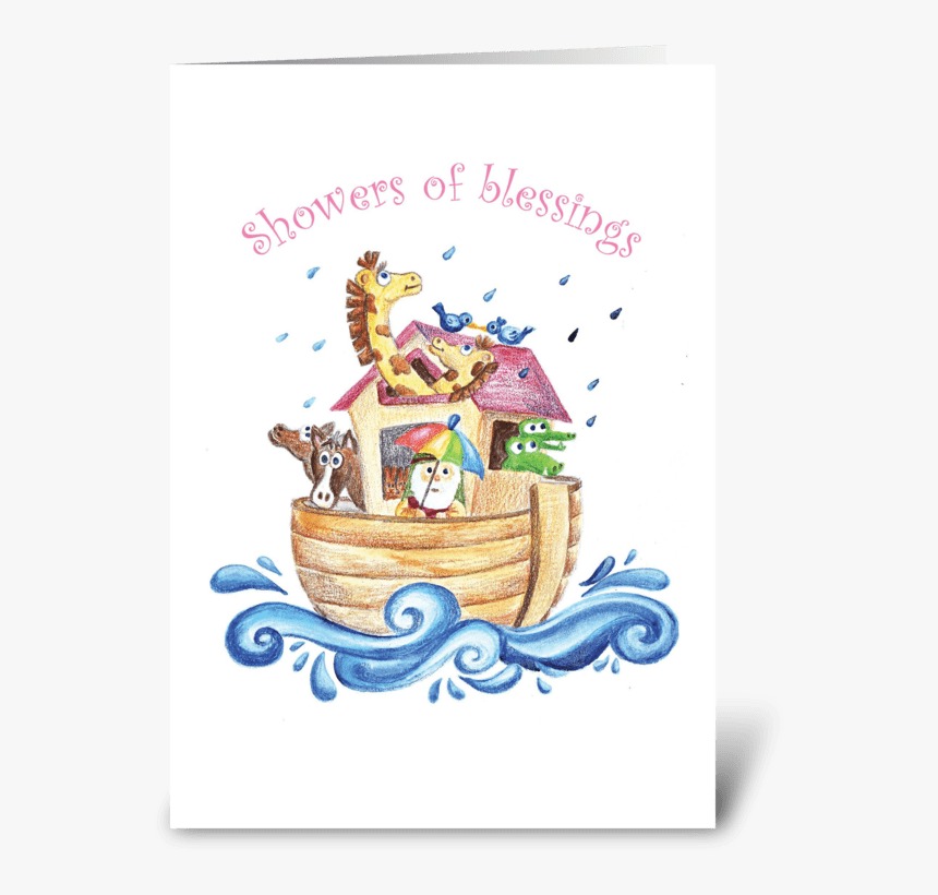 Showers Of Blessings Greeting Card, HD Png Download, Free Download