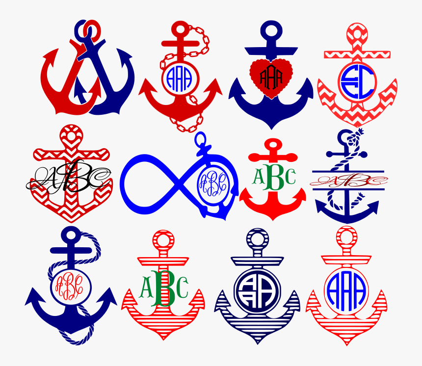 Clipart Anchor Monogram, HD Png Download, Free Download