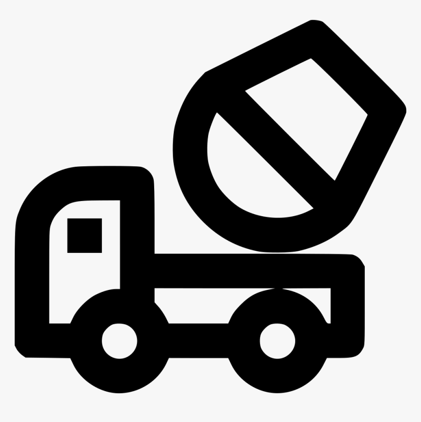 Truck Cement Mixer Svg, HD Png Download, Free Download