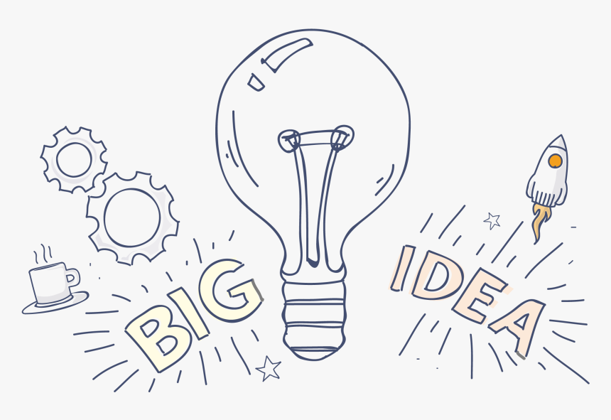Bulb Drawing Design, HD Png Download, Free Download