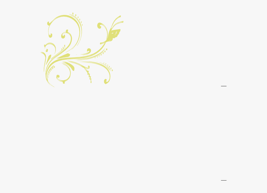 Gold Floral Design Png, Transparent Png, Free Download