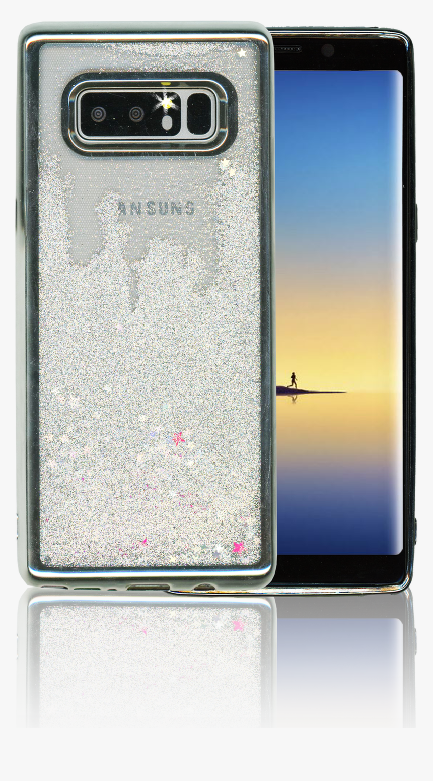Samsung Galaxy Note 8 Mm Electroplated Water Glitter, HD Png Download, Free Download