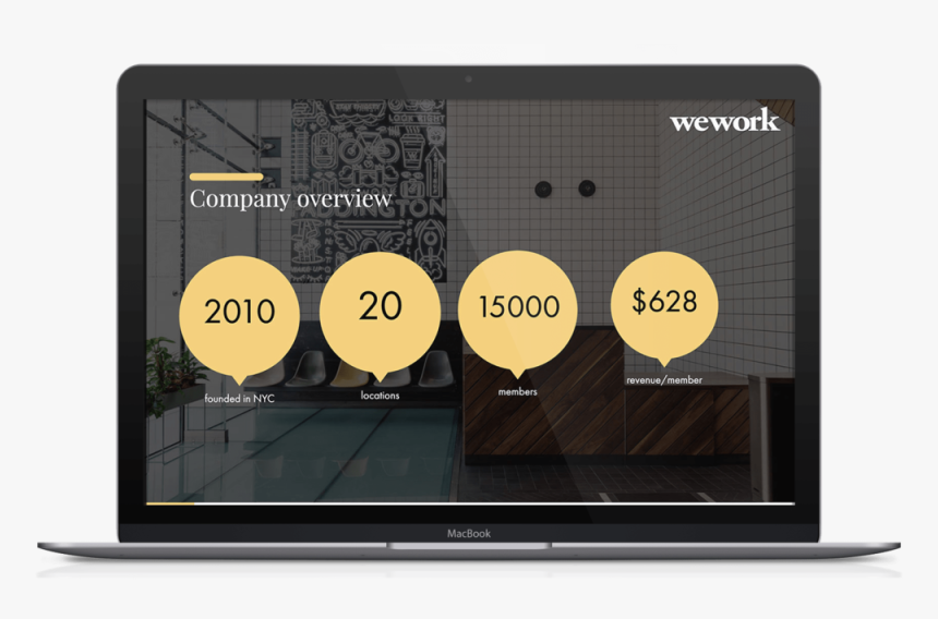 Wework Pitch Deck Template 1, HD Png Download, Free Download