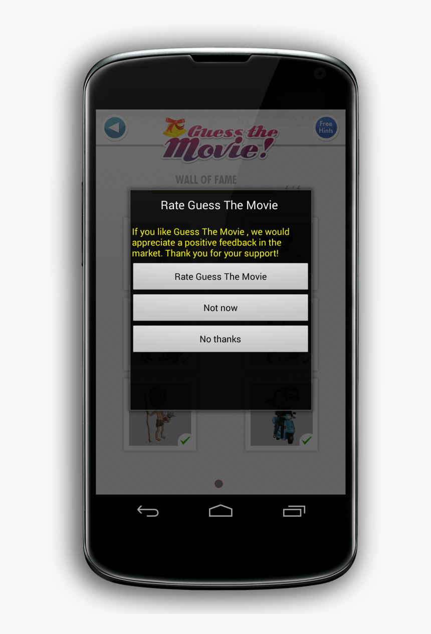 Guess The Movie Rating Popup, HD Png Download, Free Download