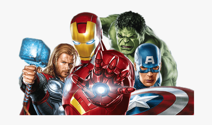 Avengers Group Close Up, HD Png Download, Free Download