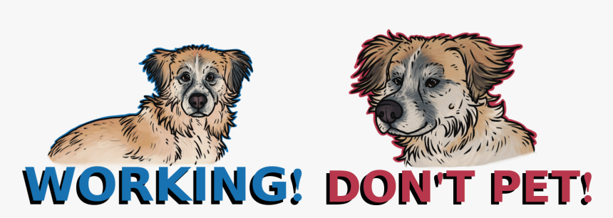 Service Dog Etiquette Badges, HD Png Download, Free Download