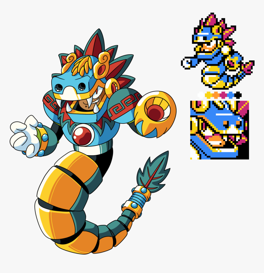 Ancient Dragon Robot Master, Quetzal Man, Made For, HD Png Download, Free Download