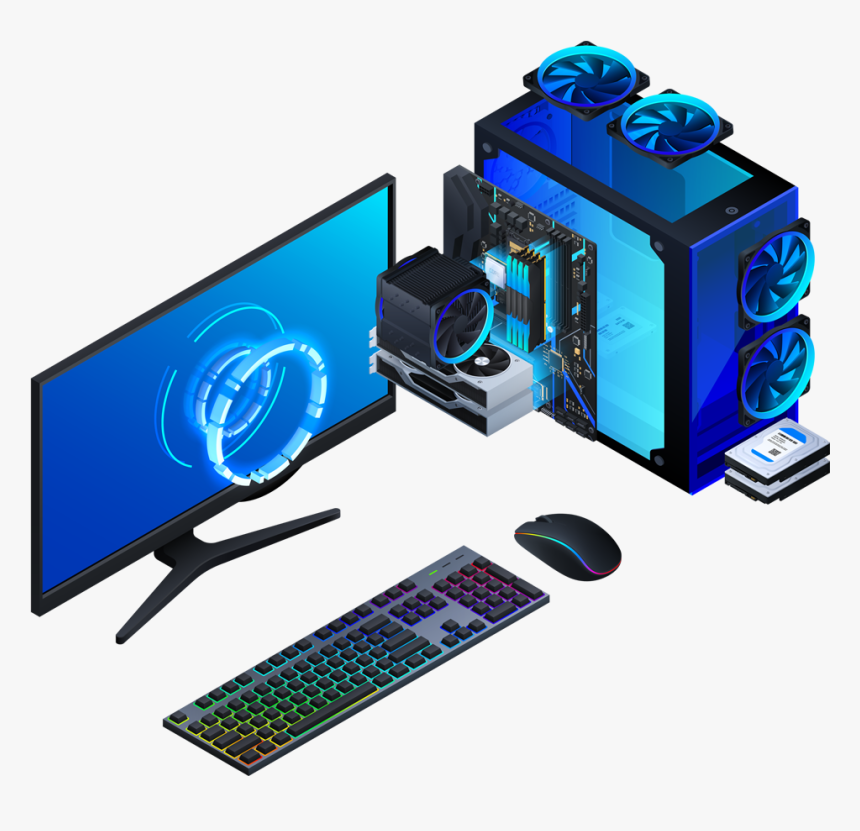 Custom Pc Png, Transparent Png, Free Download