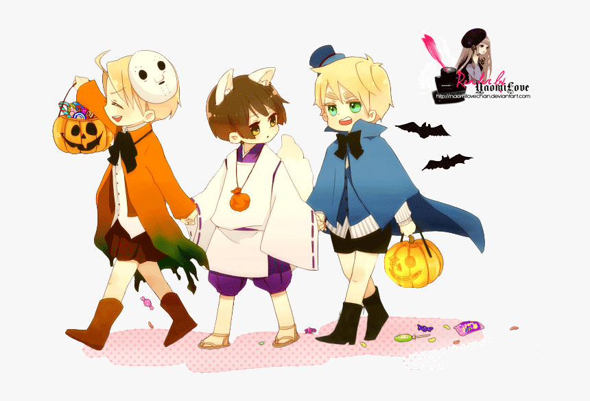 Anime, Aph And Halloween, HD Png Download, Free Download